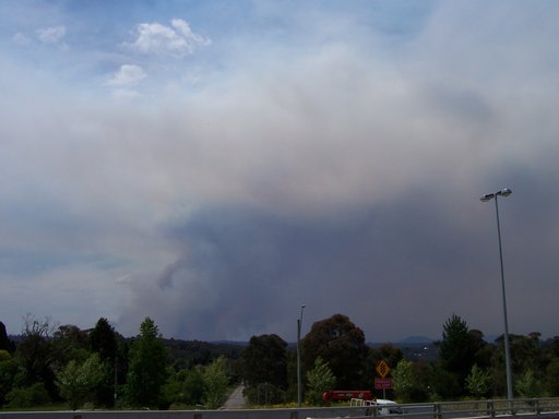 Smoke over North Katoomba